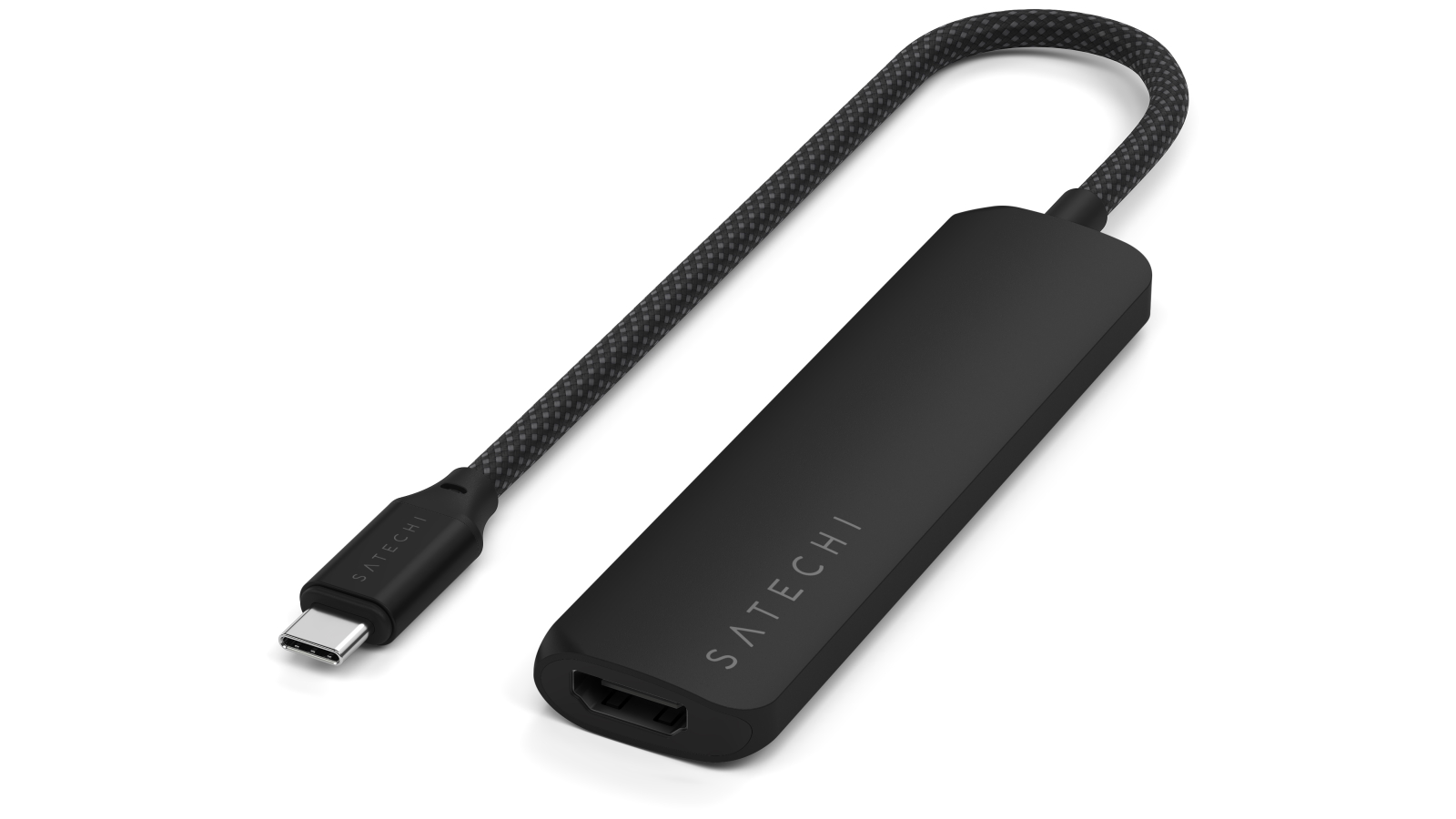 Satechi 4-in-1 USB-C Slim Multiport Adapter - Black | Joyce