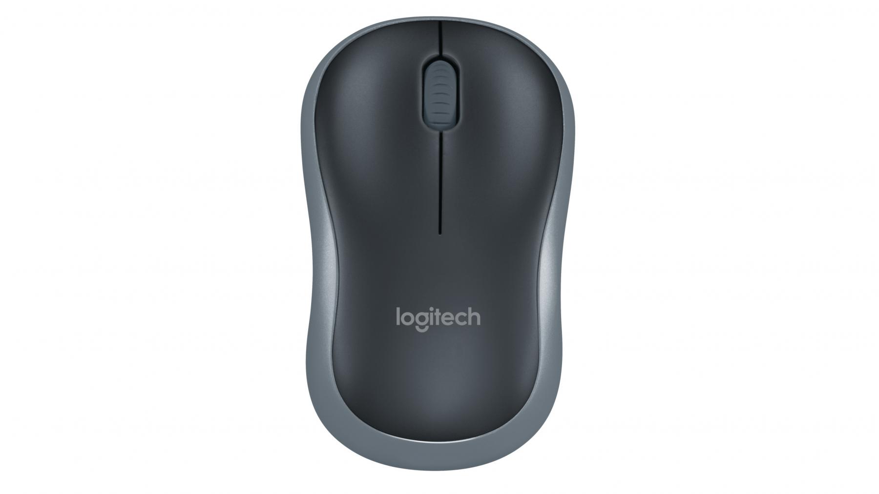 Logitech M185 Wireless Mouse - Black