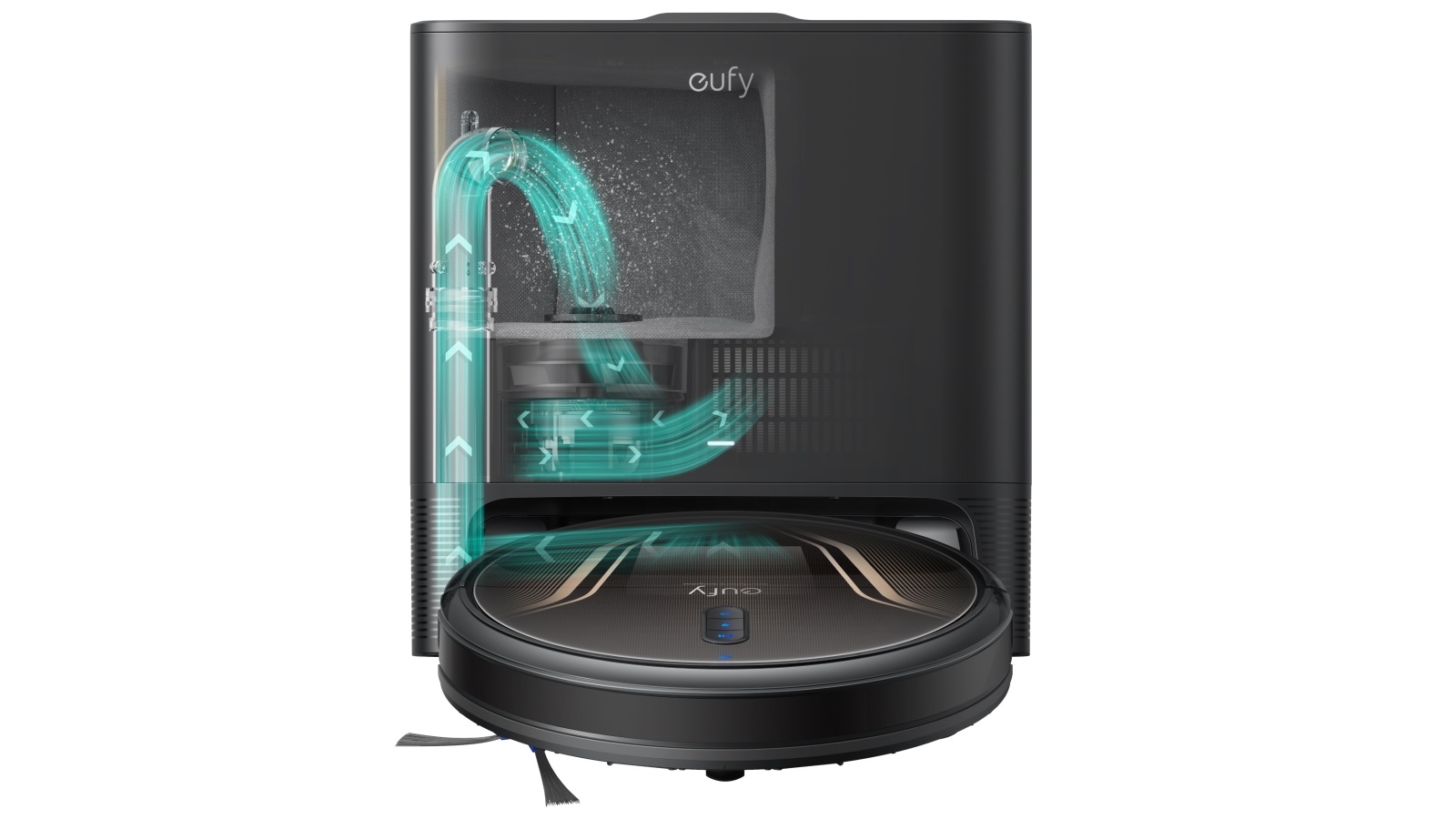 Eufy Clean RoboVac G40 Hybrid Plus Robotic Vacuum with Auto Empty Dock