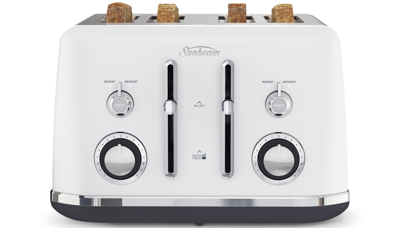 Sunbeam Alinea 4 Slice Toaster Ocean Mist White Joyce Mayne