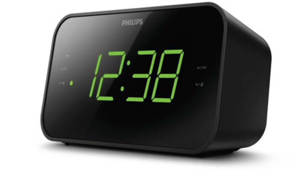 Philips Large Display FM Clock Radio Joyce Mayne