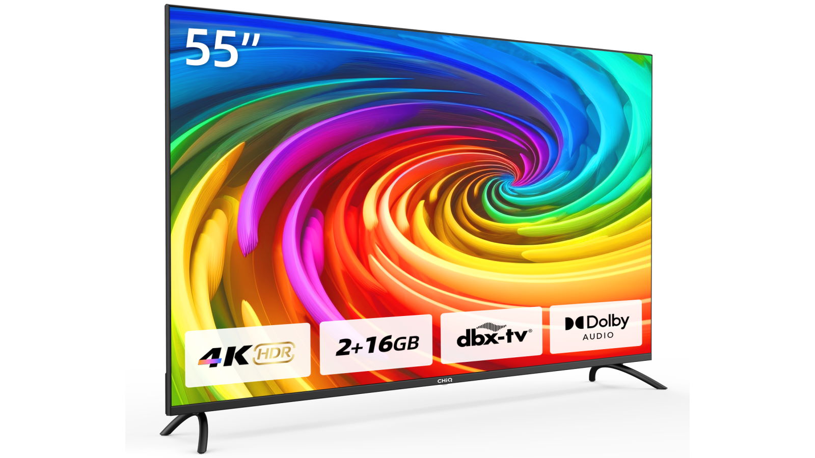 ChiQ 55インチ液晶テレビ JU55G7E(チューナーレス) テレビ 55型 液晶