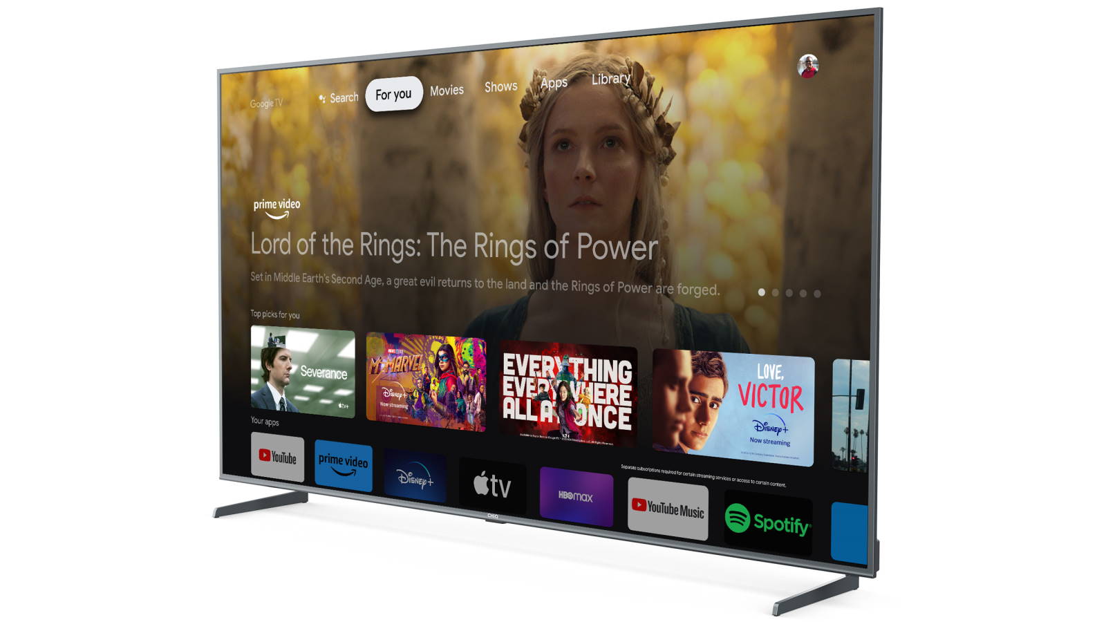 ChiQ 85-inch F8TG 4K UHD LED Google TV with Metal Frame | Joyce Mayne