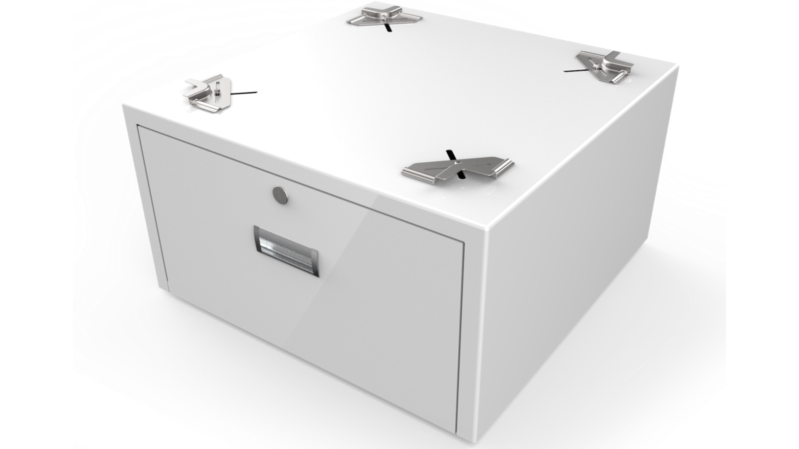 Unilux Universal Laundry Pedestal with Locking Drawer Joyce Mayne