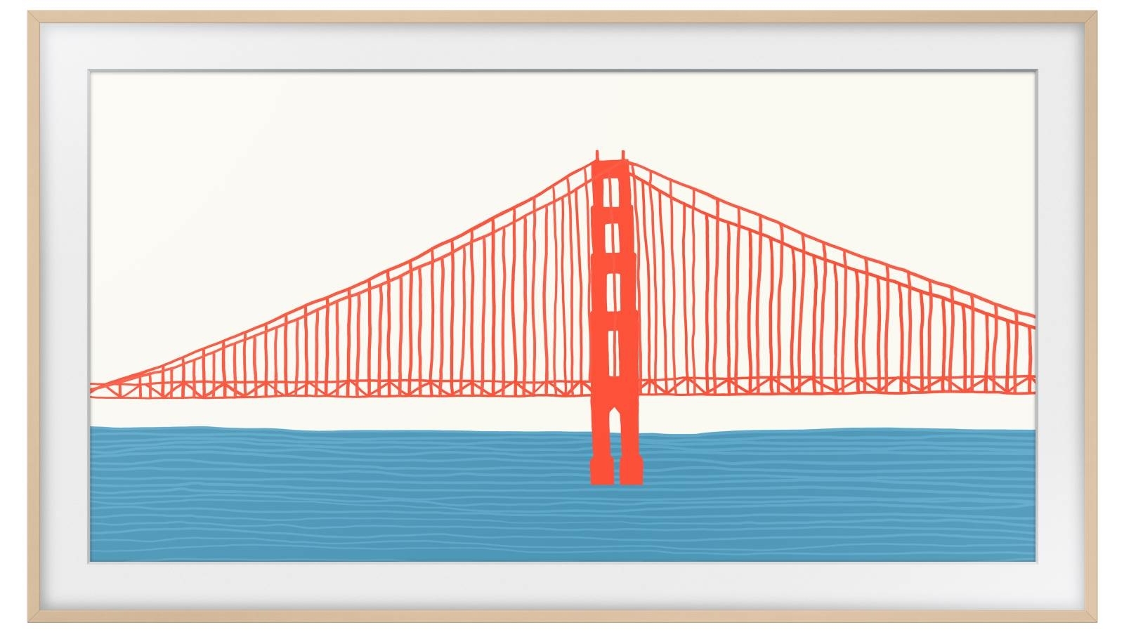 Samsung 43-inch Customisable Modern Frame for Frame TV - Beige