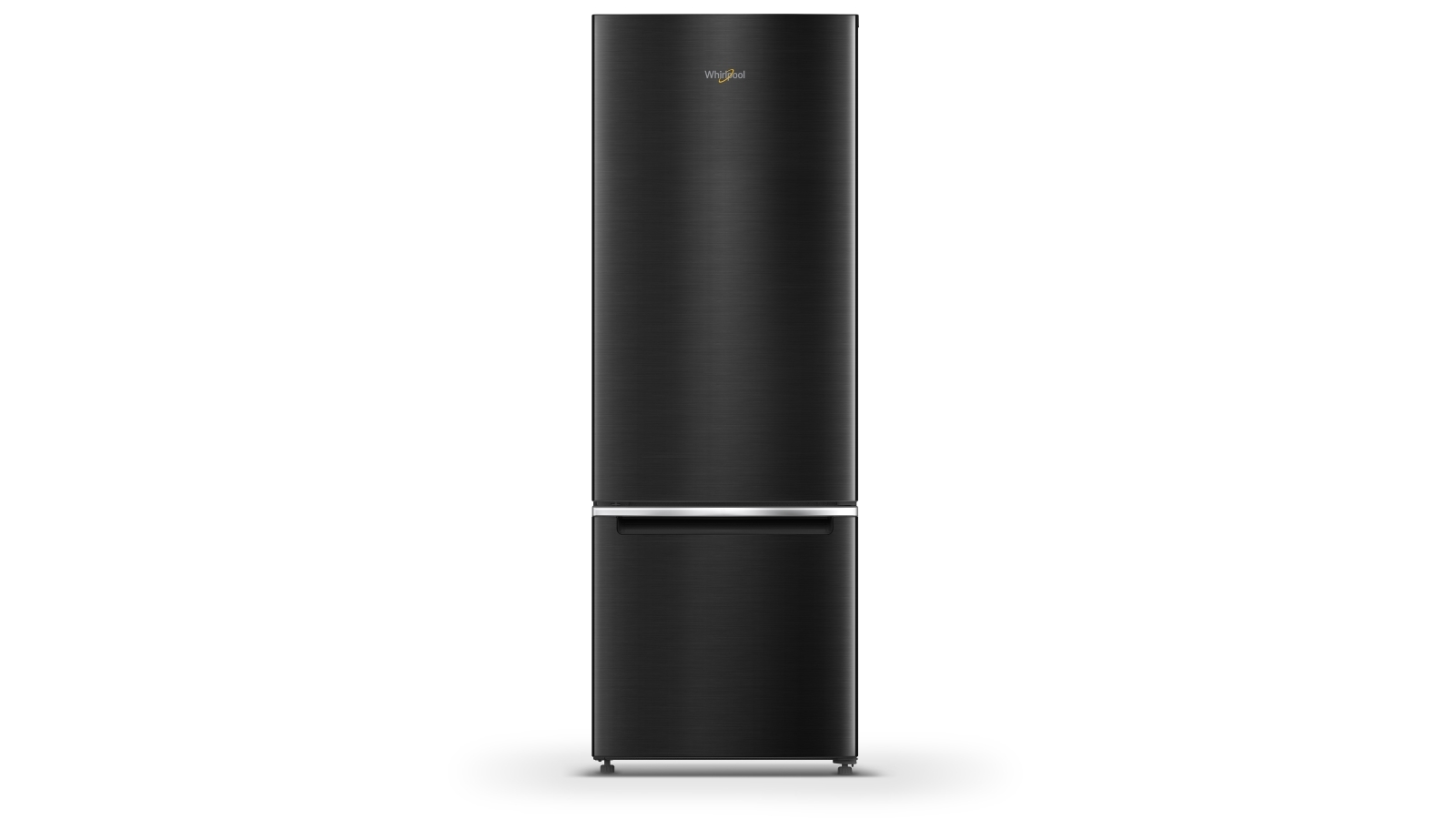 Whirlpool 290L Bottom Mount Fridge Black Stainless Steel Joyce Mayne