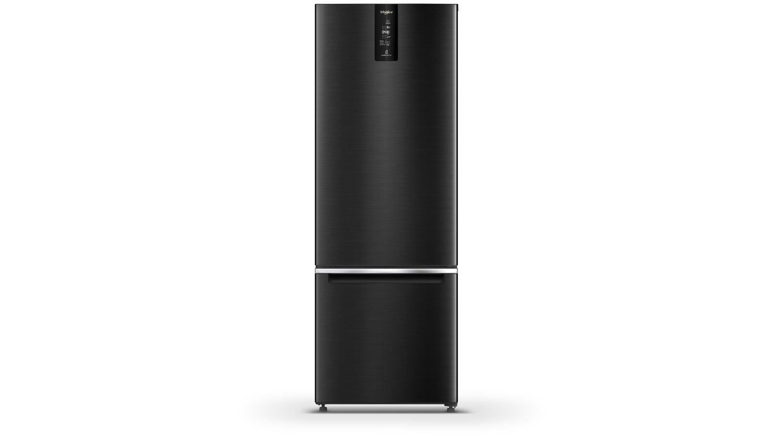 Whirlpool 313L Bottom Mount Fridge Black Stainless Steel Joyce Mayne