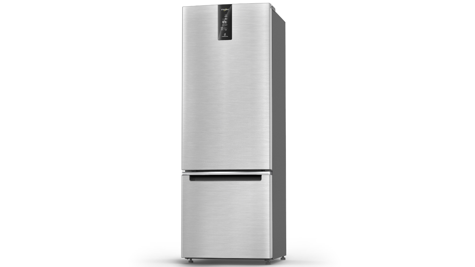 Whirlpool 313L Bottom Mount Fridge Stainless Steel Joyce Mayne