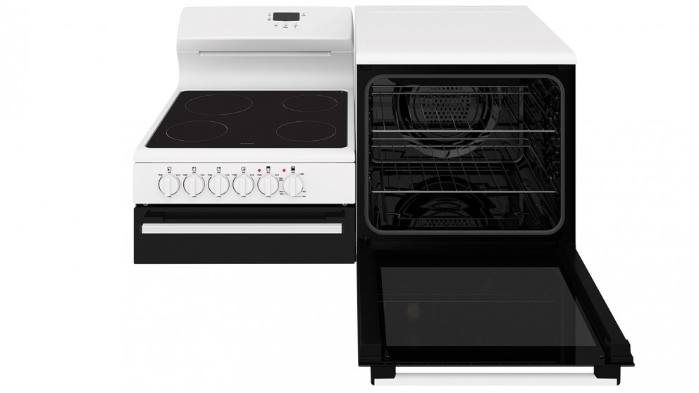 Westinghouse Elevated Electric Freestanding Cooker with Ceramic Cooktop & Right Hand Oven