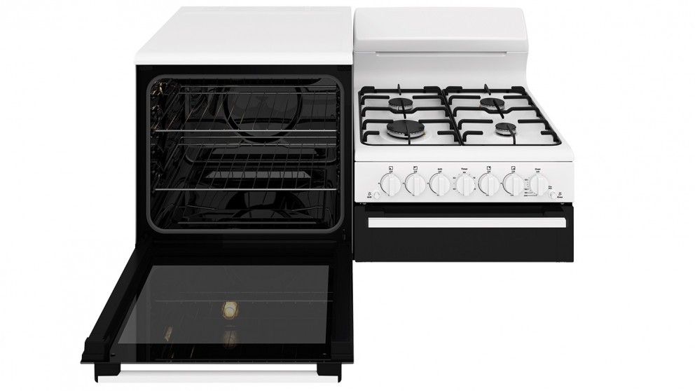 Westinghouse Elevated Gas Freestanding Cooker with Left Hand Oven