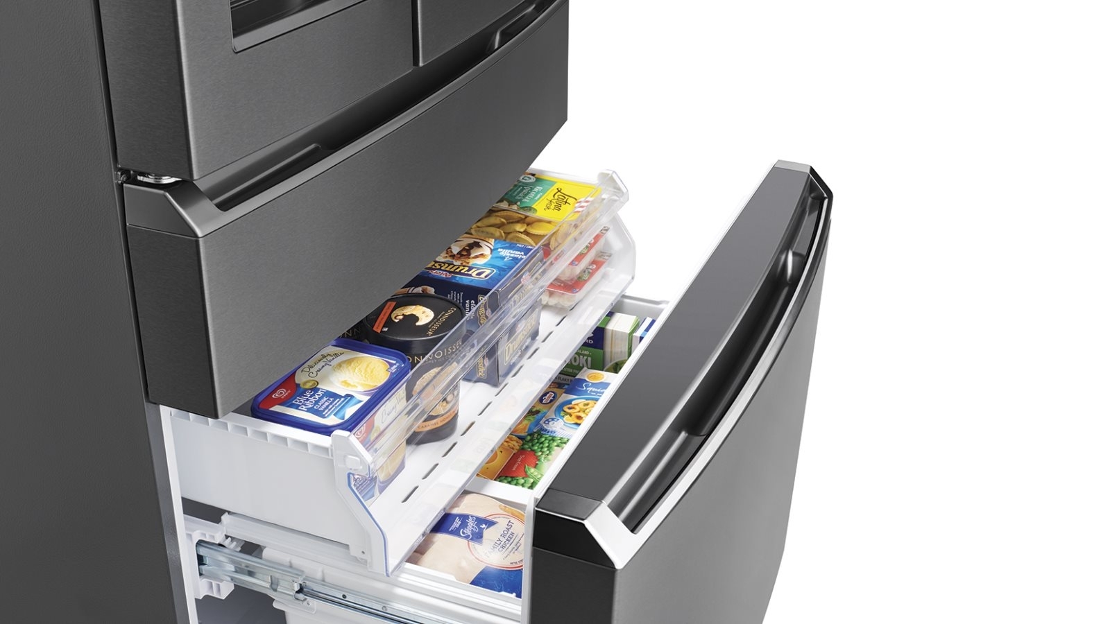 Westinghouse 609L French Door Fridge with Ice & Water Dispenser Dark