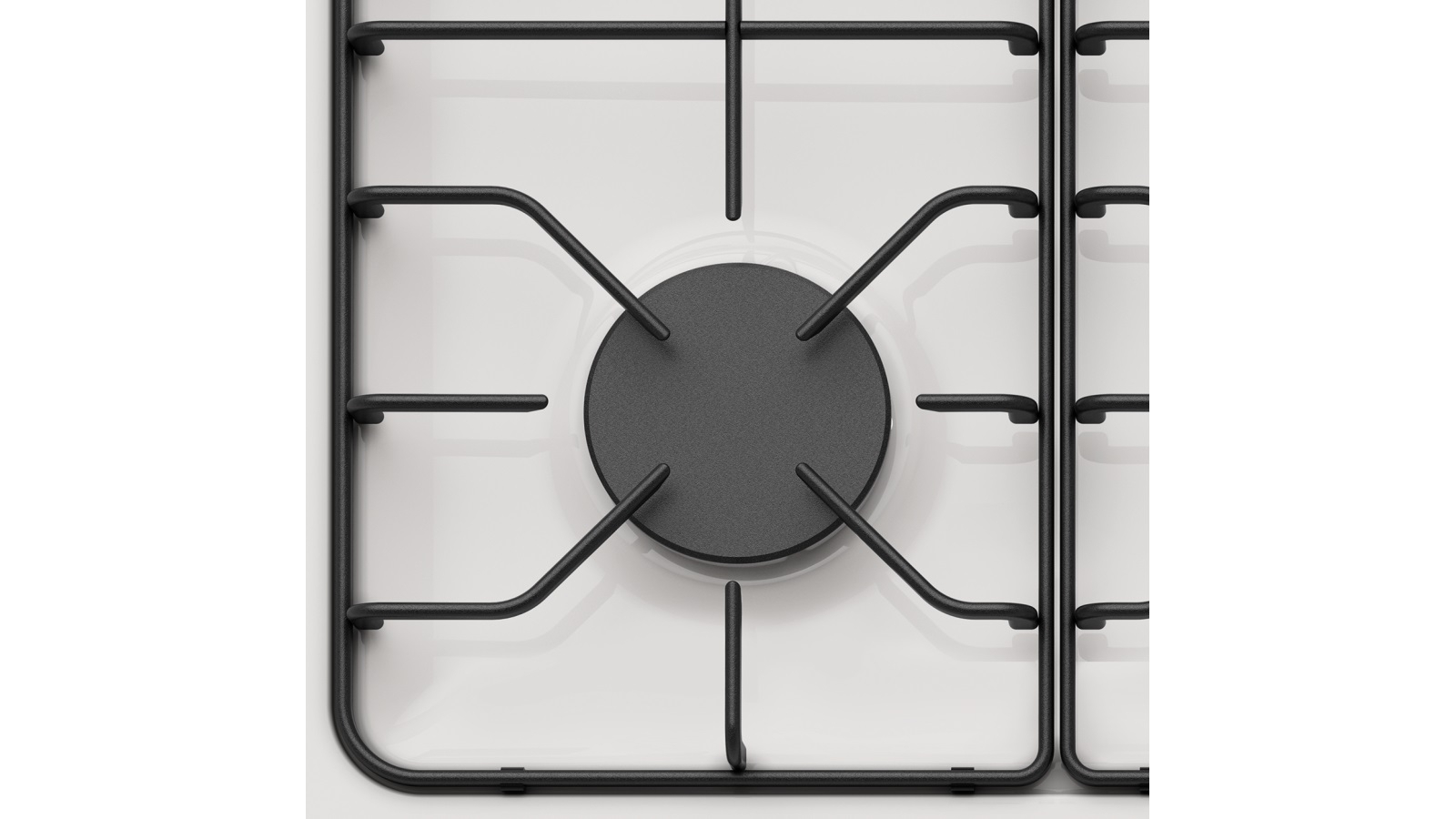 Westinghouse 600mm 4 Burner White Enamel Gas Cooktop with Side Knob ...