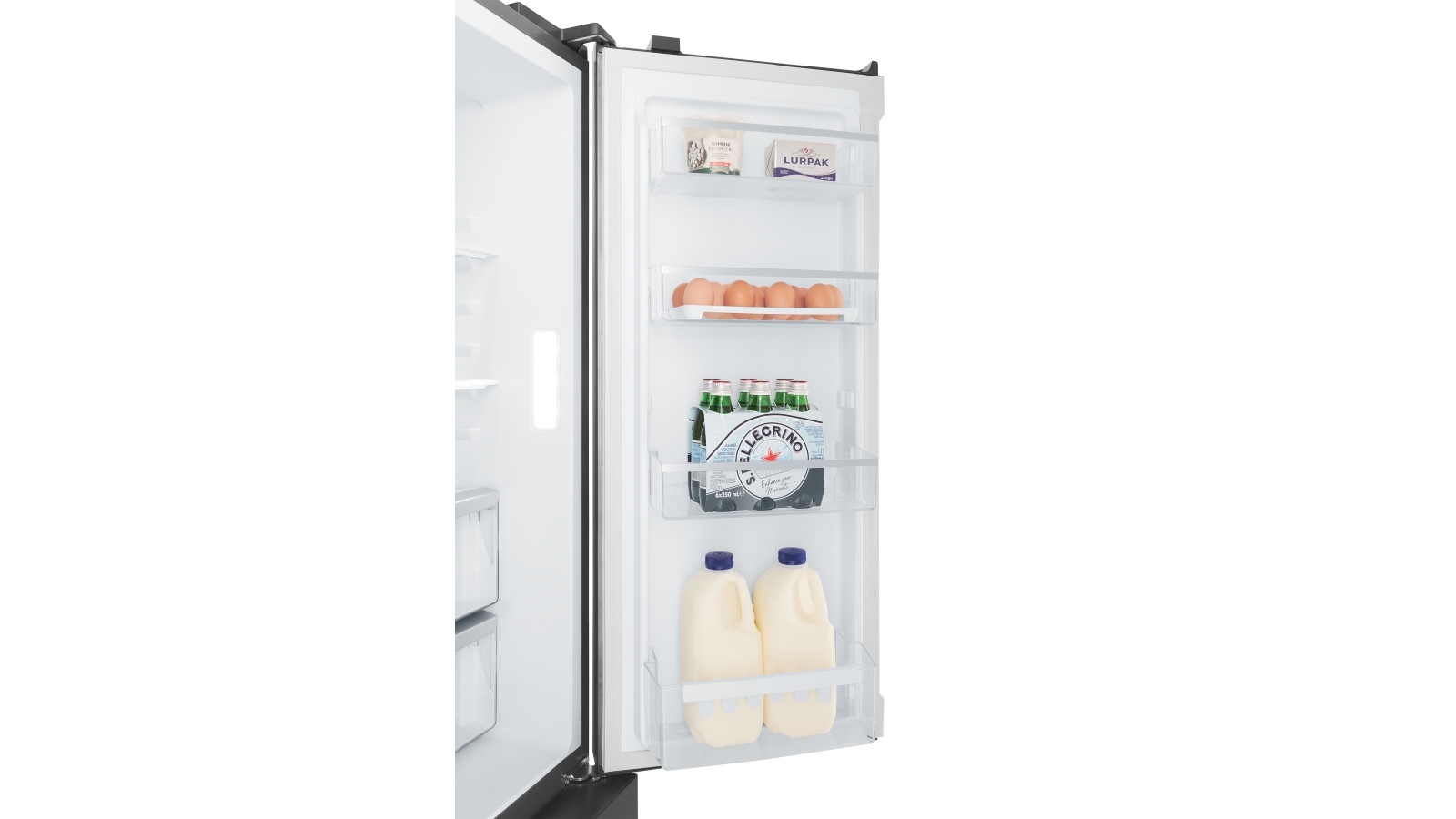 Westinghouse 564L French Quad Door Fridge with Water Dispenser Matte