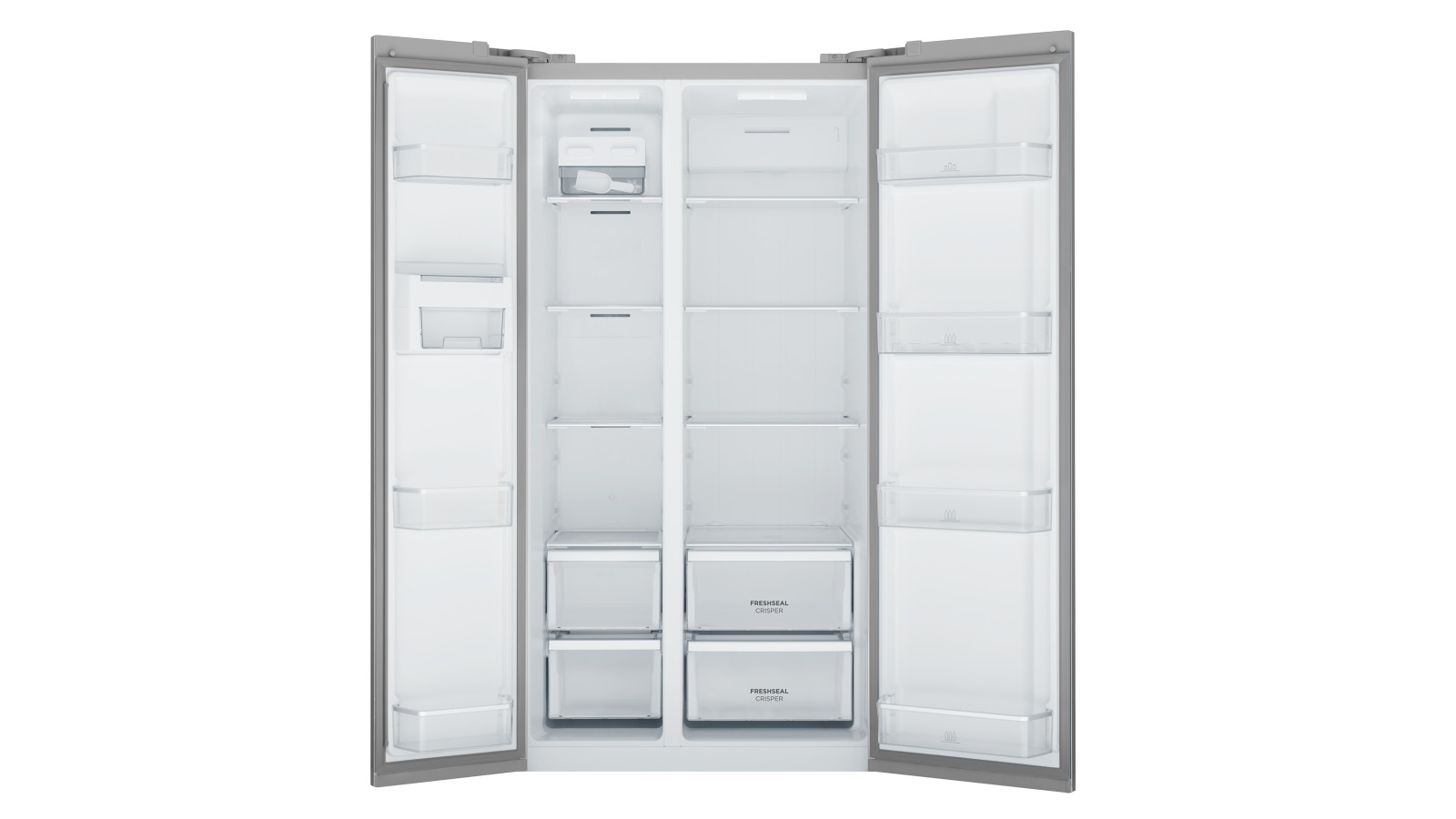 Westinghouse 624L Side By Side Fridge Silver Joyce Mayne