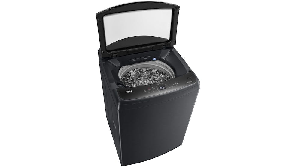 LG 12kg Top Load Washing Machine with AI DD Black Joyce Mayne