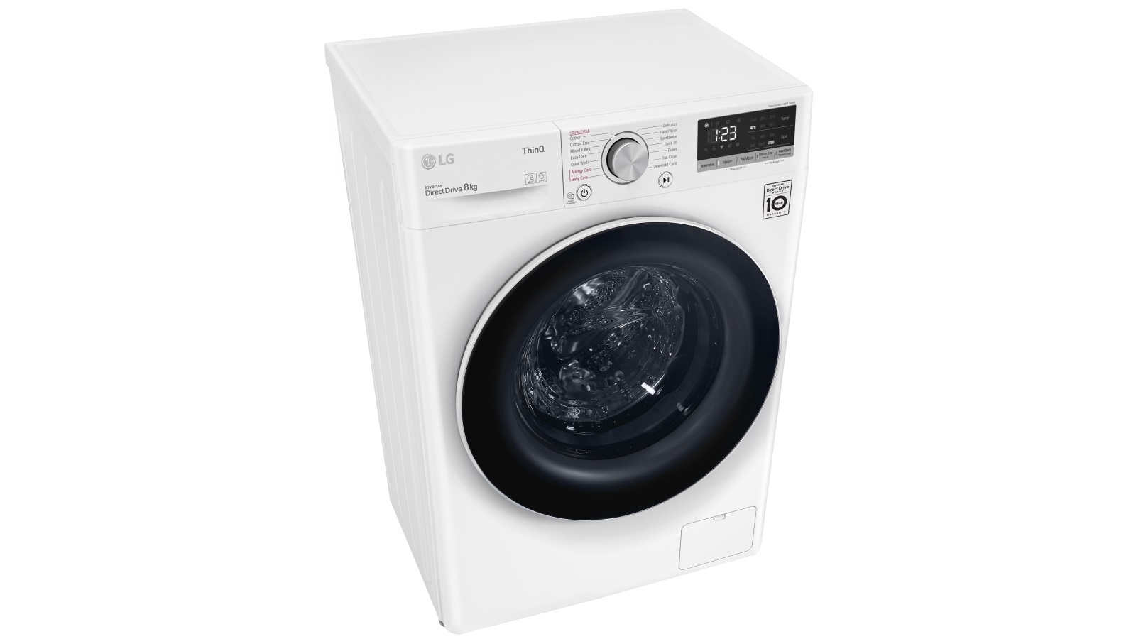 lg 8kg front load washer wv5 1208w