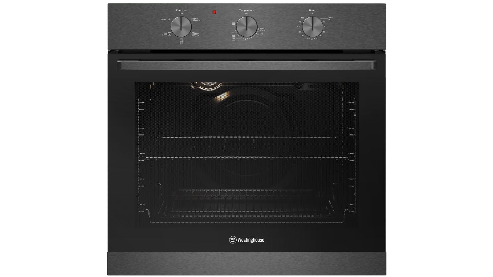 Westinghouse 600mm Multi-Function 5 Oven - Dark Stainless Steel