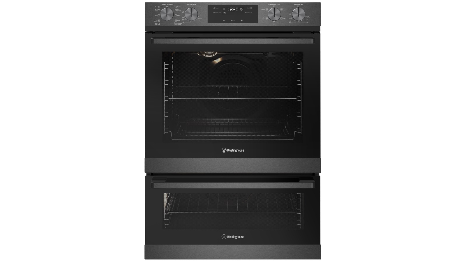 Westinghouse 600mm Dark Stainless Steel Multifunction Duo Oven with