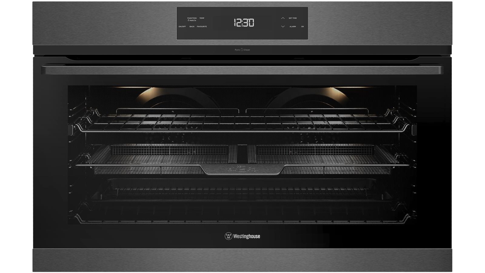 Westinghouse 900mm Dark Stainless Steel Pyrolytic Oven with AirFry