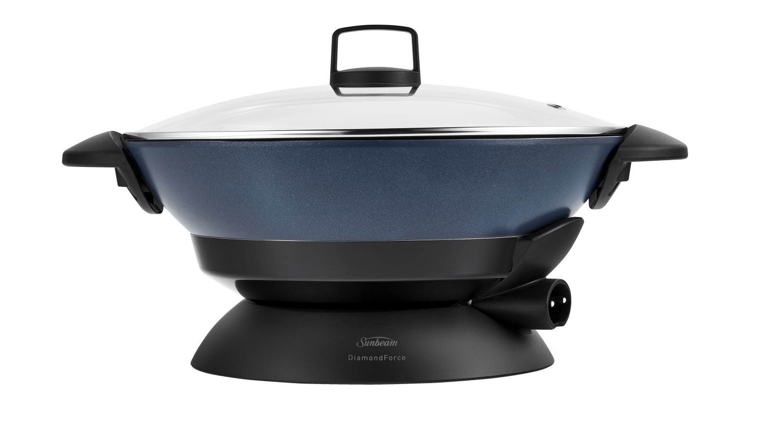 Sunbeam DiamondForce 7.5L Electric Wok Blue/Black Joyce Mayne