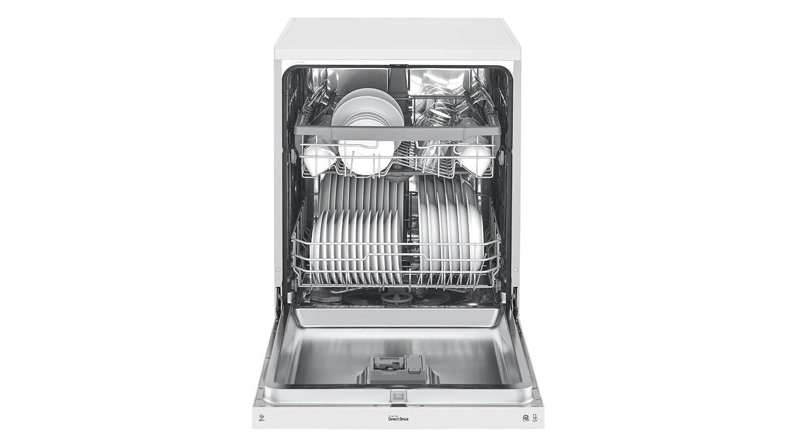 LG 14 Place QuadWash Freestanding Dishwasher White Joyce Mayne