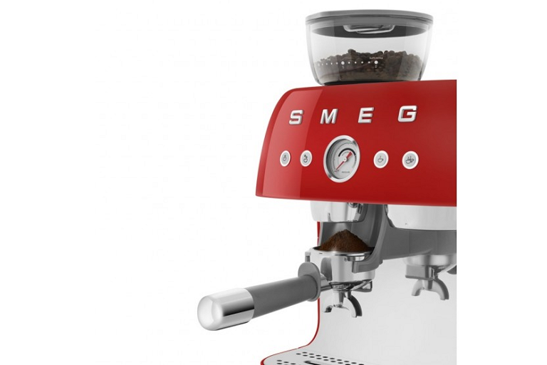Smeg ‘50’s Style’ Coffee Machine with Built in Grinder Red Joyce Mayne