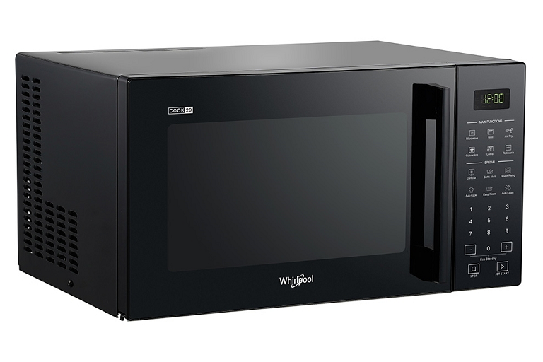 Whirlpool 29L Convection Microwave Oven with Air Fry Black Joyce Mayne