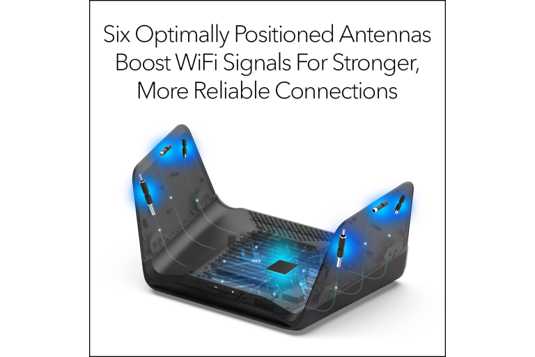 NETGEAR Nighthawk AXE7800 8-Stream Tri-Band WiFi 6E Router | Joyce Mayne