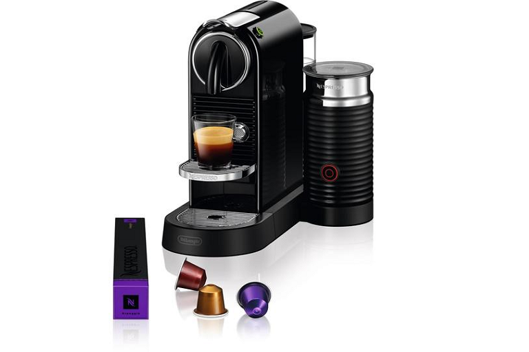 Nespresso Citiz & Milk Coffee Machine by DeLonghi Black Joyce Mayne