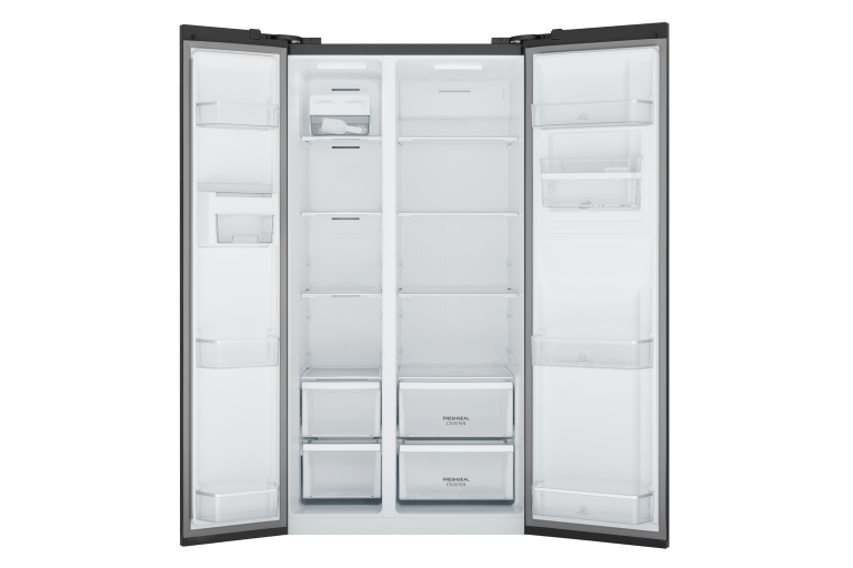 Westinghouse 619L Side By Side Fridge with Water Dispenser Black